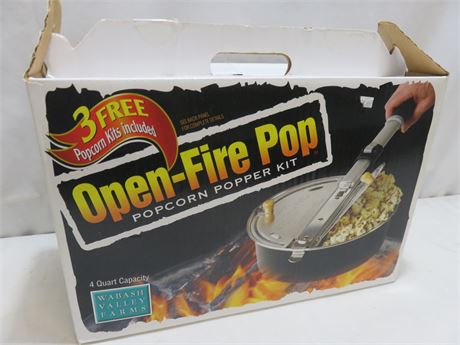 OPEN-FIRE Popcorn Popper Kit
