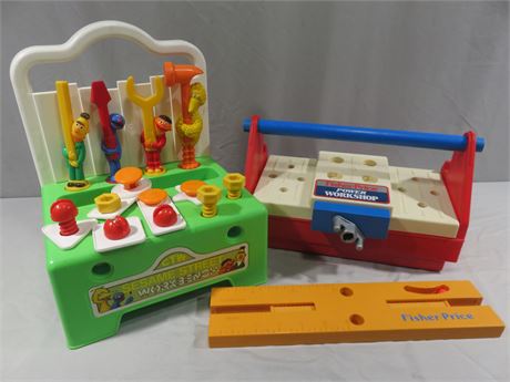 Sesame Street / Fisher Price Workshop Toys