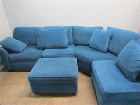 Style Line Blue Sectional