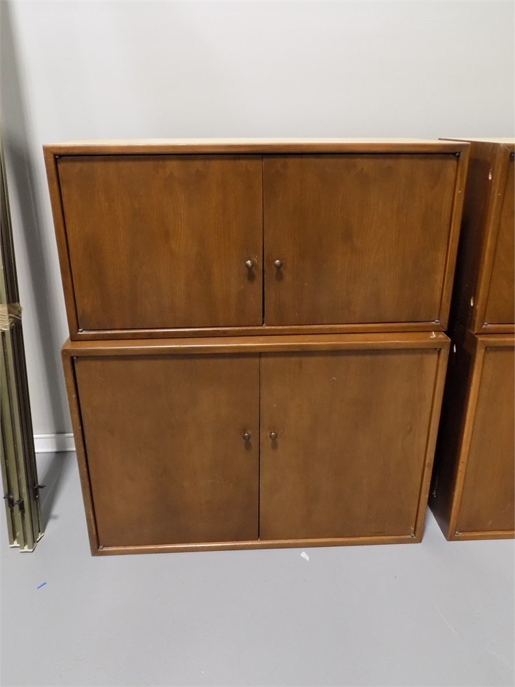 Transitional Design Online Auctions Mid Century Wall Cabinets 