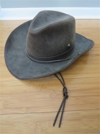 HENSCHEL Men's Indiana Jones Style Leather Hat