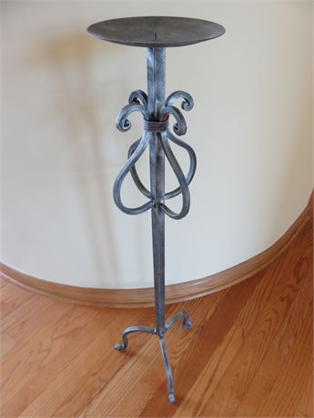 Wrought Iron Candle Floor Stand