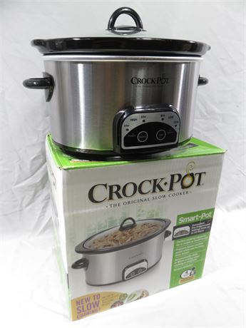 CROCK-POT Smart Pot 4-Quart Oval Slow Cooker