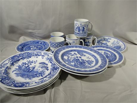 SPODE Blue Room Collection, Several Patterns