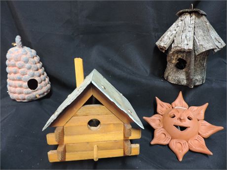 Bird House / Beehive / Terracotta Sun