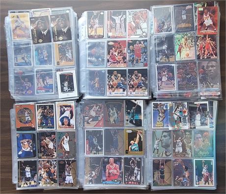 300 Ultra Pro Trading Card Pages with Basketball Cards