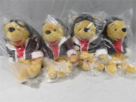 Disney Store Pilot Pooh Bean Bag Plush Dolls