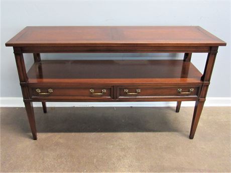 Hekman 2-Drawer Console/Sofa Table