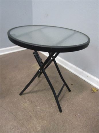 Round Outdoor Folding Table