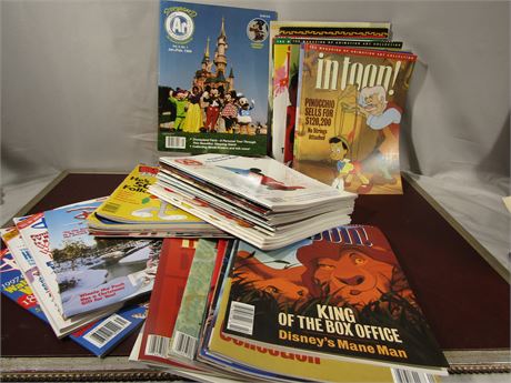 Large Disney Collectible Magazine Lot