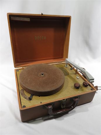 Vintage 1950s Decca Record Player