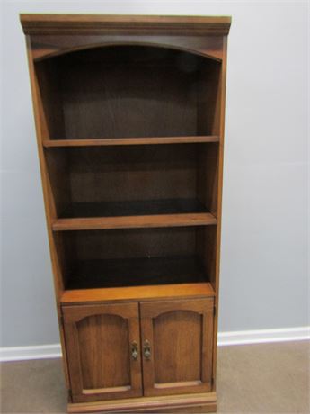 Pecan Streetman Cabinet, China Cabinet made in Mid Century