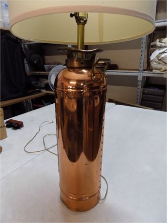 Fire Extinguisher Table Lamp