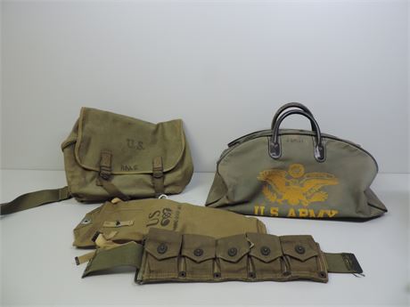 Military Gas Mask / Army Bags