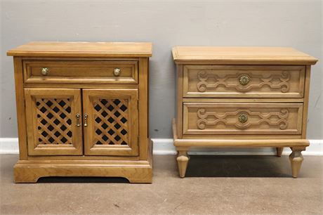 2 Wood Night Stands