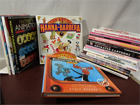 Large Cartoon Book Lot, Hardcover, Animation and More !