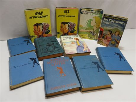 11 Vintage NANCY DREW Mystery Books