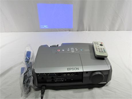Epson 3LCD Projector w/ Remote - Model EMP-82