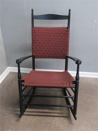 Shaker Style Black Painted Rocking Chair