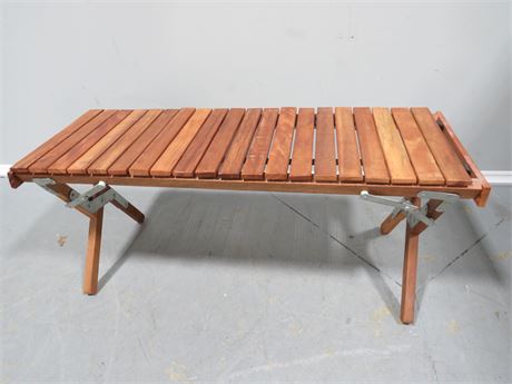 Pangean Campaign Roll Top Bench