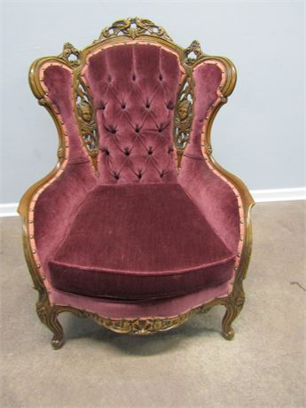 Versailles Chair From Basista with wood carved Trim
