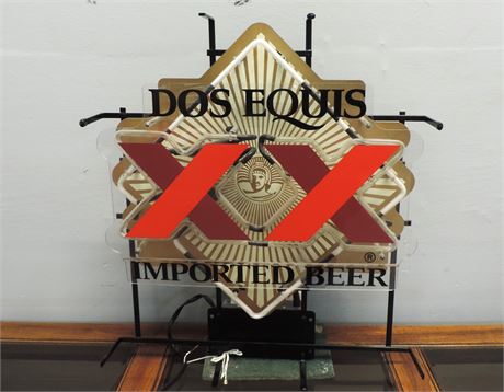 DOS EQUIS Lighted Imported Beer Sign