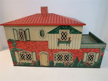 Vintage T. Cohn Tin Litho Dollhouse