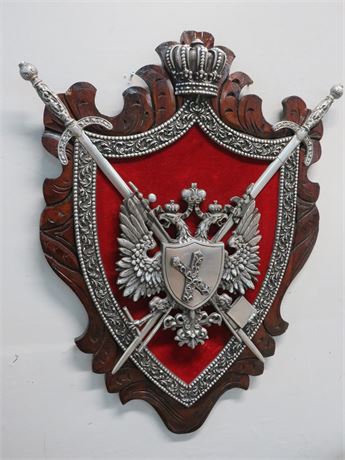Medieval Coat of Arms Wall Plaque