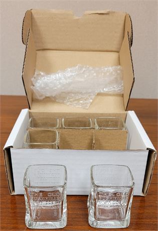 Bushmills Irish Whiskey Set of 6 Shot Glasses New in Box Never Used