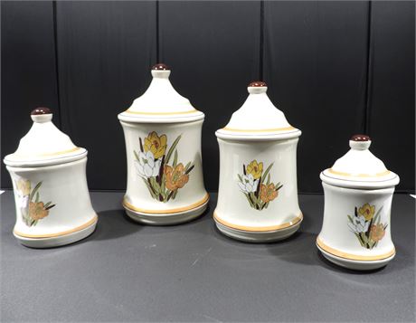Vintage Ceramic Canister Set