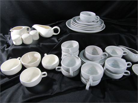 Vintage Russel Wright Steubenville Tableware Set, Vintage and New