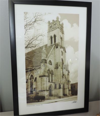 'St. Patrick's Church' JIM PTACEK Print / Signed