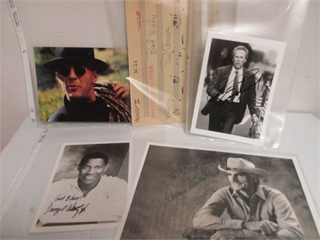 TV Celebrity Autographed Pictures