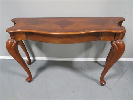 French Provincial Style Cherry Sofa Table
