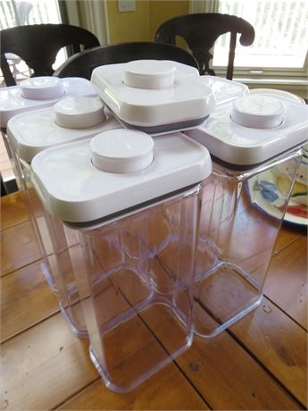 Plastic Air Tight Canister Set