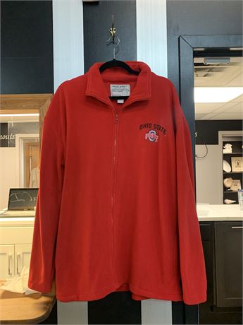 OHIO STATE Red Fleece Jacket