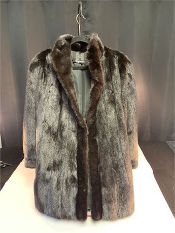 HIGBEE’s Dark Fur Coat