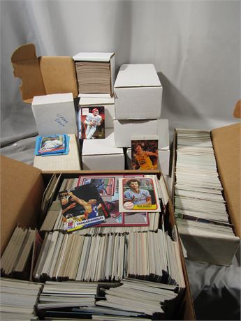 Sports Card Collection, Mixed Card Lot, Football, Basketball and Baseball