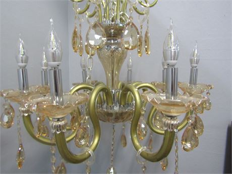 Hanging Crystal Lamp Chandelier with LED lamps