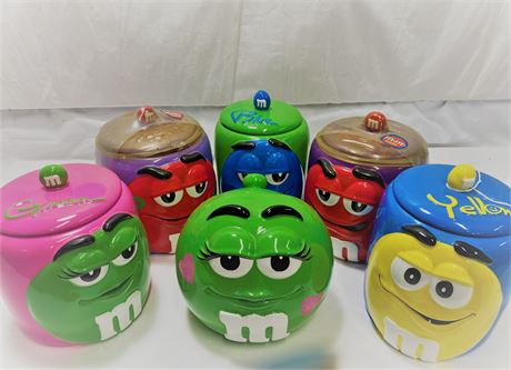 M & M's Ceramic Canisters