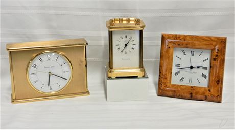 Vintage Tiffany & Company Brass Carriage Clock