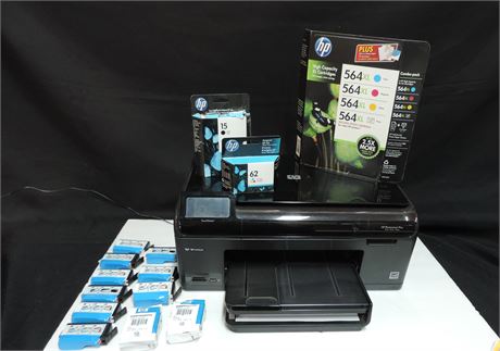 HP Wireless Photosmart Plus & Black / Color Ink Cartridges