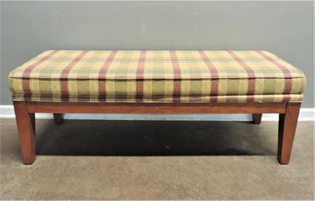 Ethan Allen Upholstered Entry Way Bench