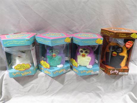 Lot of 4 Furby Babies