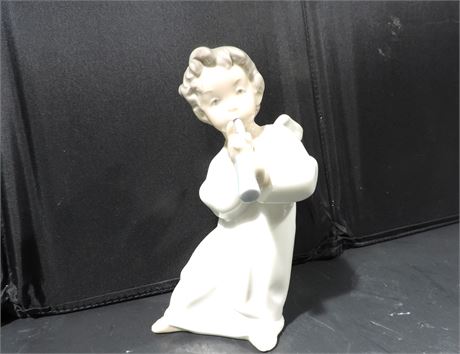 LLADRO 'Angel with Flute'