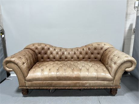 Leather Couch/Victoria style