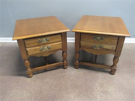 2 Broyhill End Tables