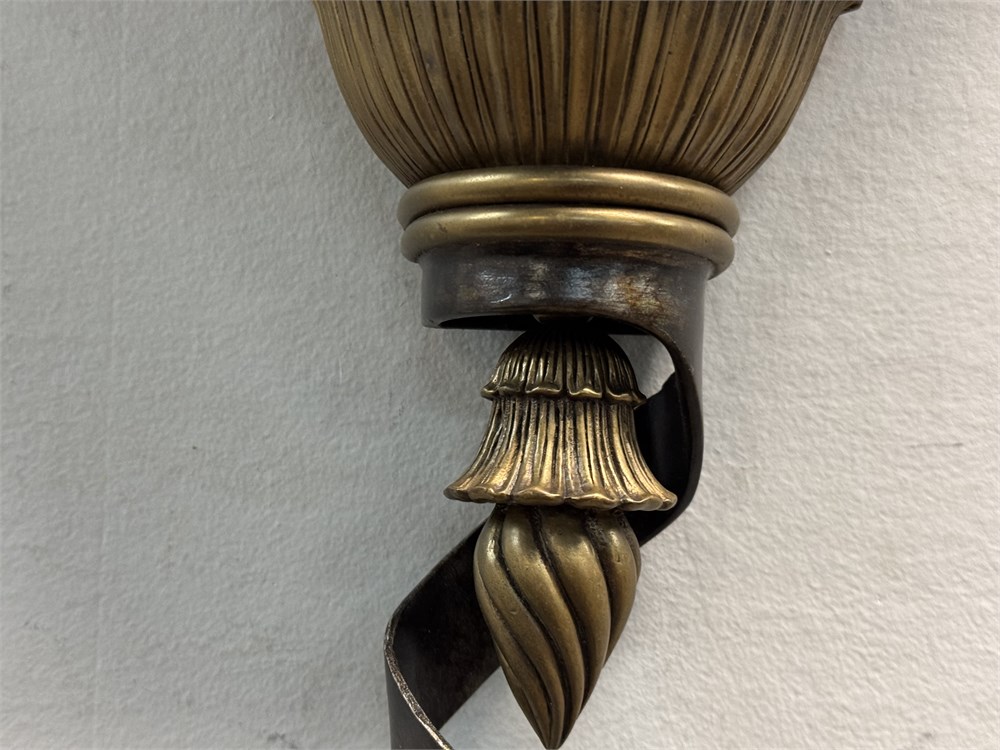 Transitional Design Online Auctions Maitland Smith Wall Light Twisty 