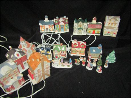 Christmas Holiday Ceramic Village