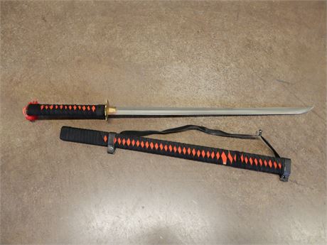 Katana Samurai Steel Sword with Case